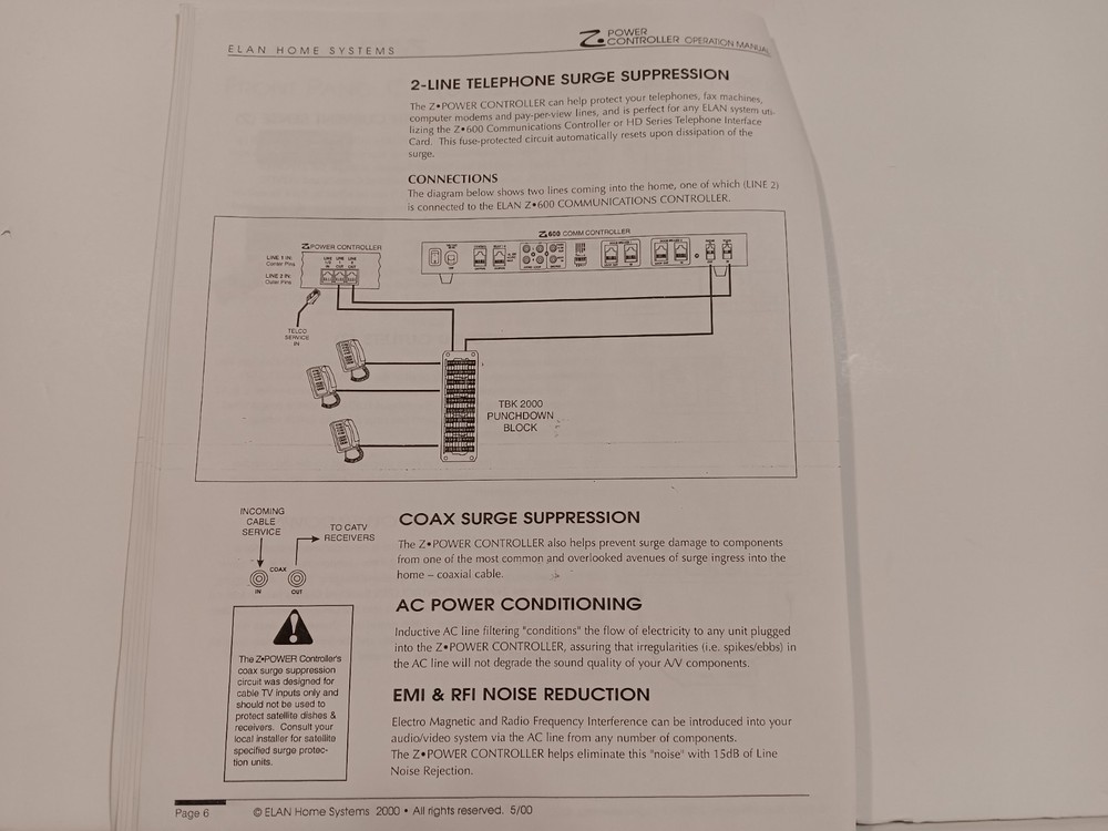 Elan Power Controller (Programmable Home Theater Power & Surge Component)