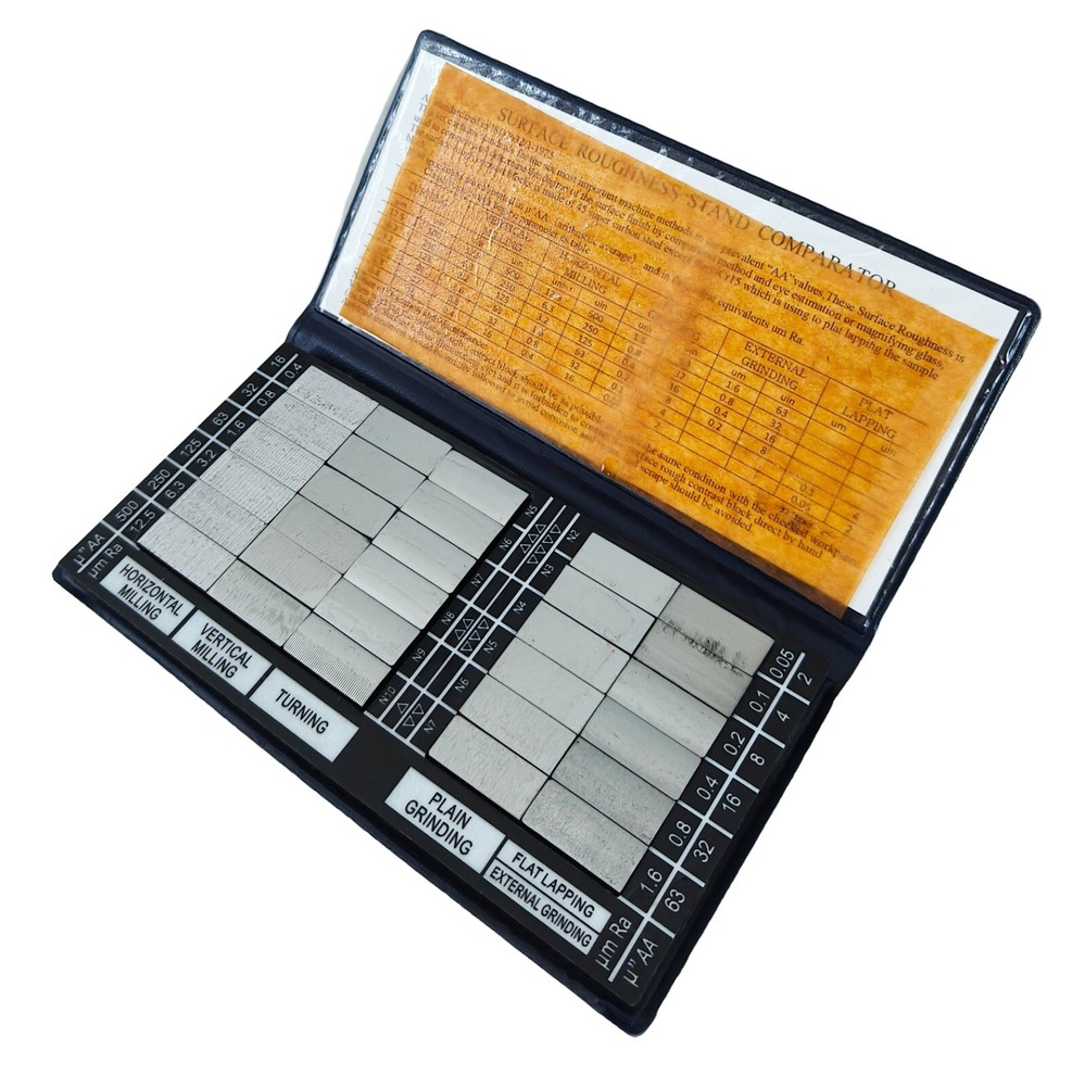 Surface Roughness Standards Set Roughness Comparison Specimens with 30PCS