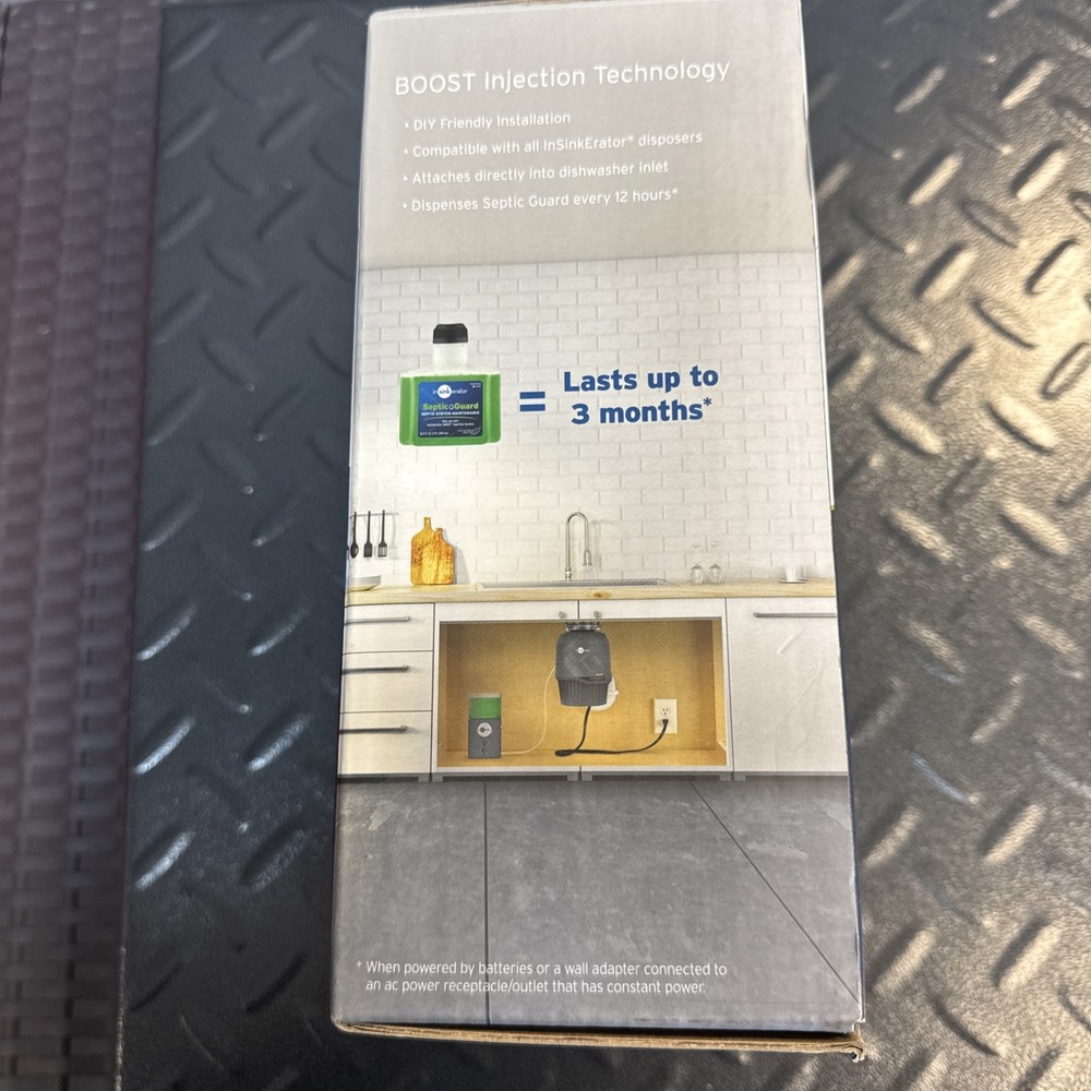 InSinkErator BOOST Injection System with Septic Guard Solution BST-SG
