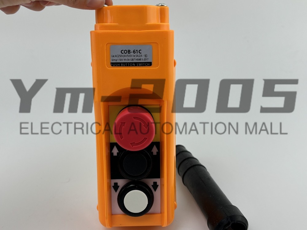 1PCS COB-61C COB Crane Hoist Control Button switch Single speed