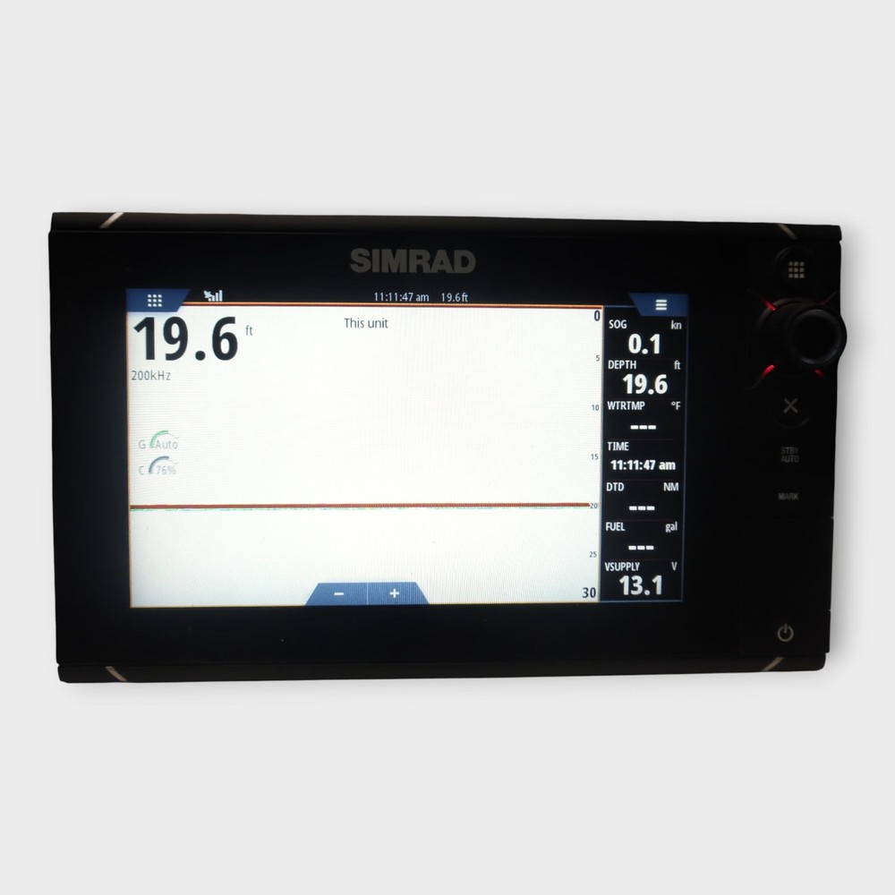 Simrad NSS9 Evo2 9" Touchscreen MFD Chartplotter w/Accessories Tested Good