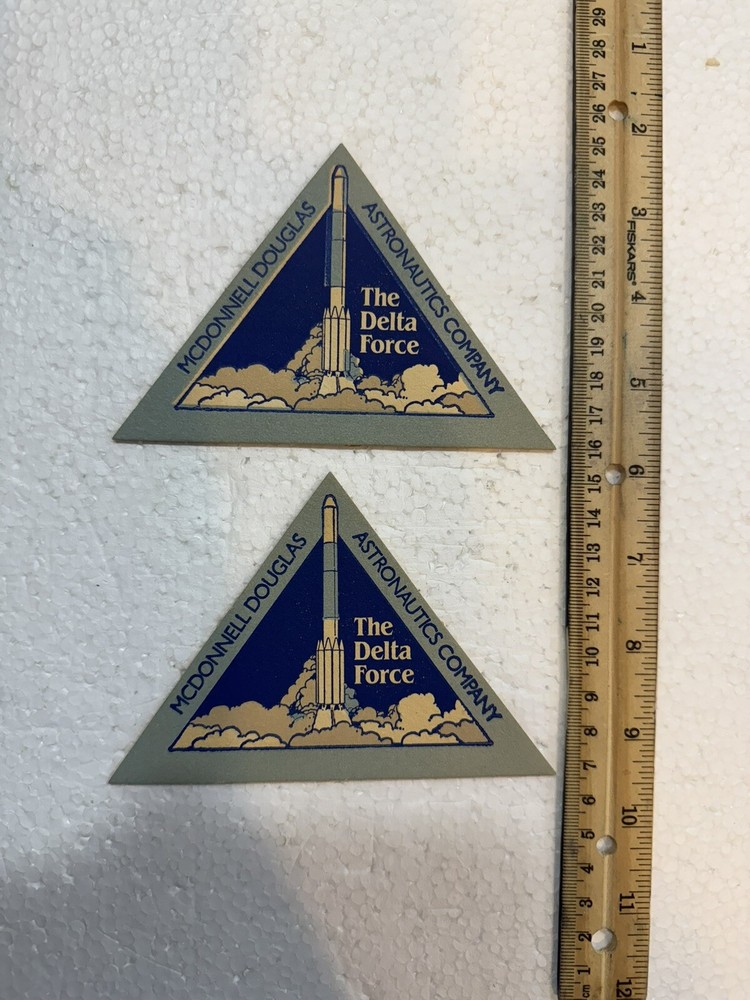 vintage mcdonnell douglas - The Delta Force Rocket Beverage Coaster