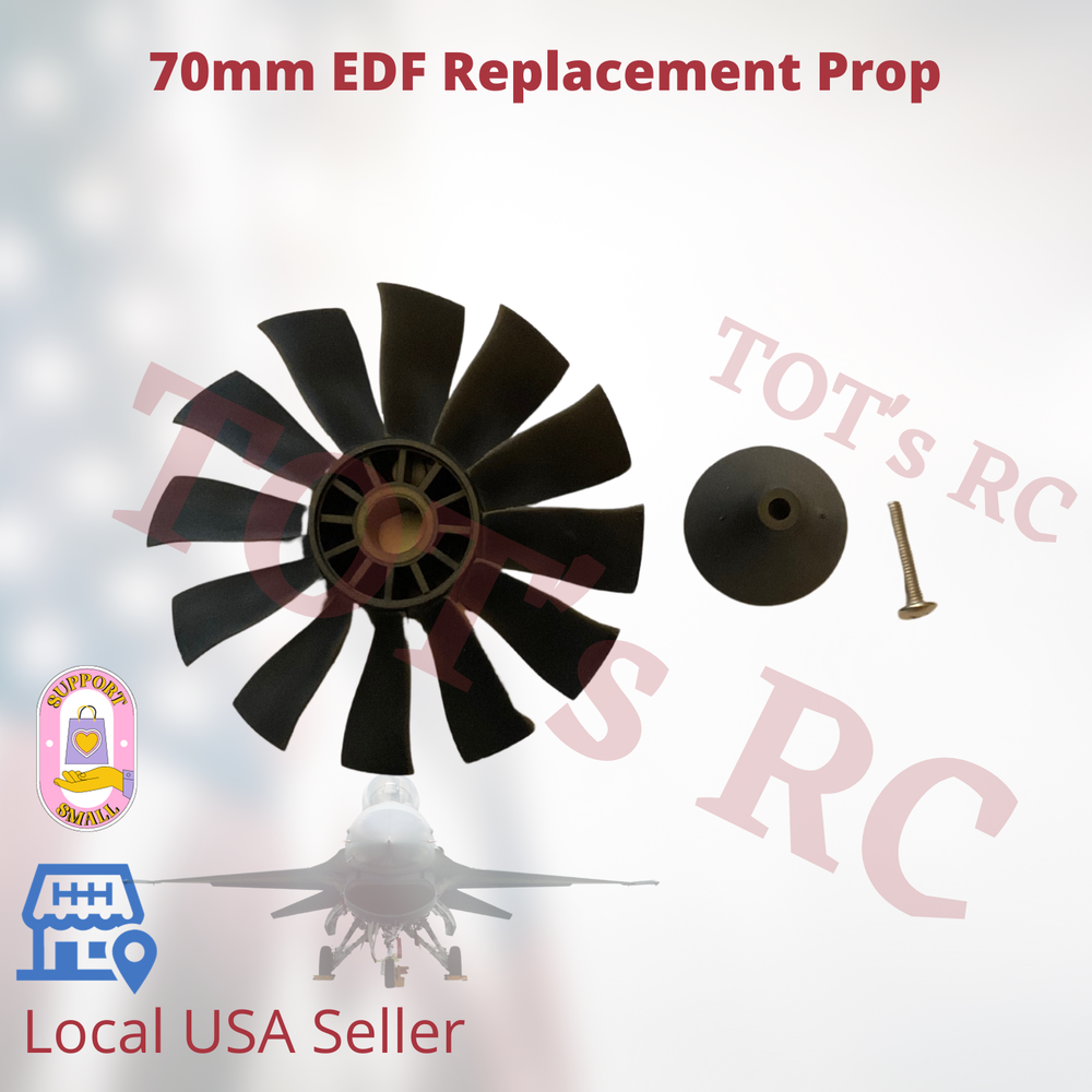 POWERFUN 70mm 12 Blade REPLACEMENT EDF Prop
