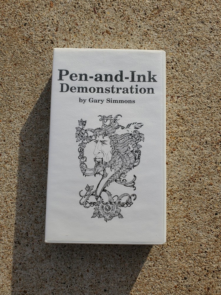 Gary Simmons Pen And Ink Illustrations Rare VHS