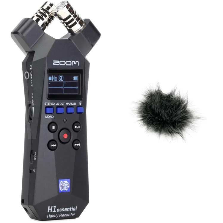 Zoom H1essential Portable Recorder with Windscreen