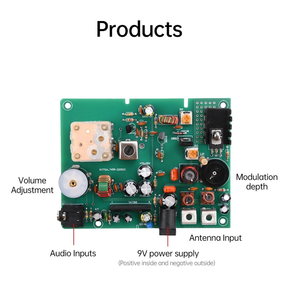 Medium Wave AM Radio Transmitter DIY Module Adjustable 20mW - 500mW Transmit