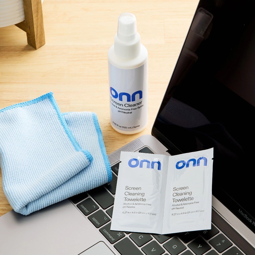 Screen Cleaning Kit with Microfiber Cloths and Cleaning Solution for