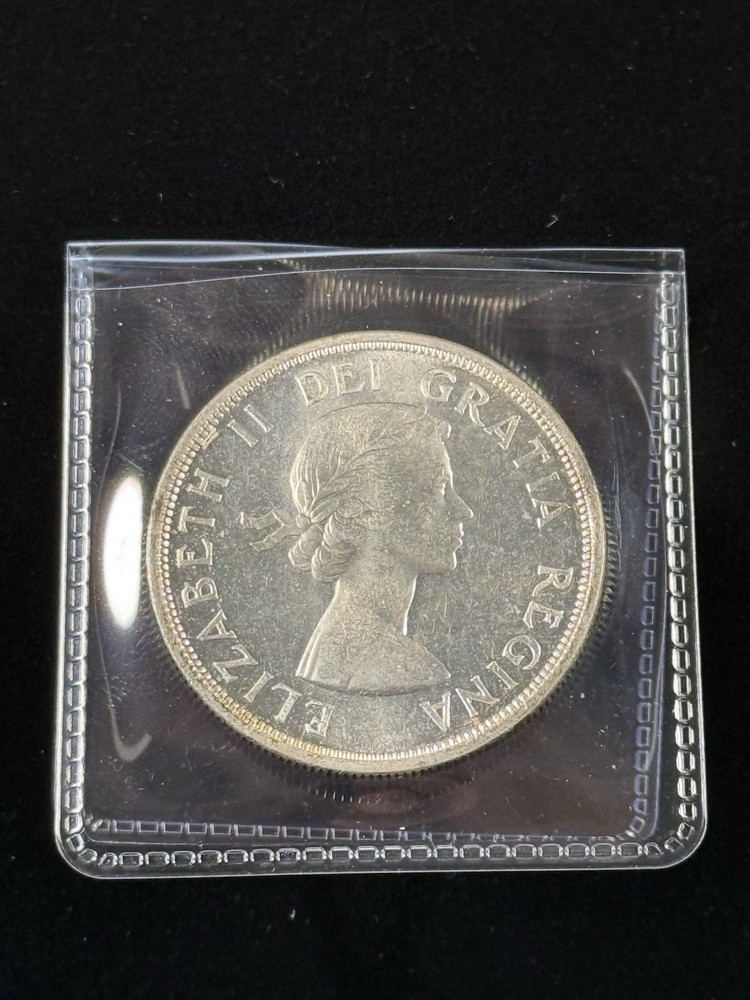 1955 Canada $1 Silver Dollar Nice UNC Item #618