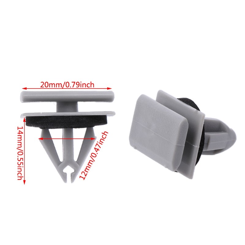 25 Pcs for Rocker Moulding Clips With Sealer For Explorer