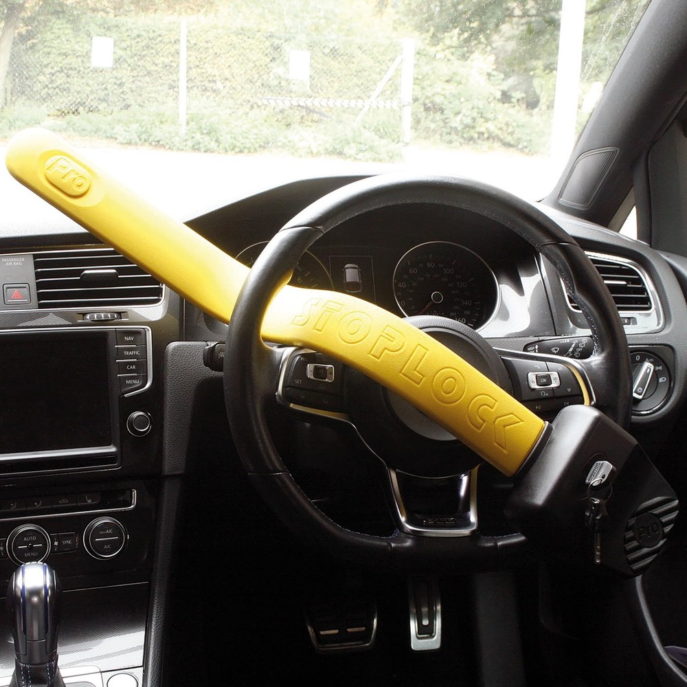 Stoplock Pro Elite Steering Wheel Lock - Anti-Theft Heavy Duty Device UK