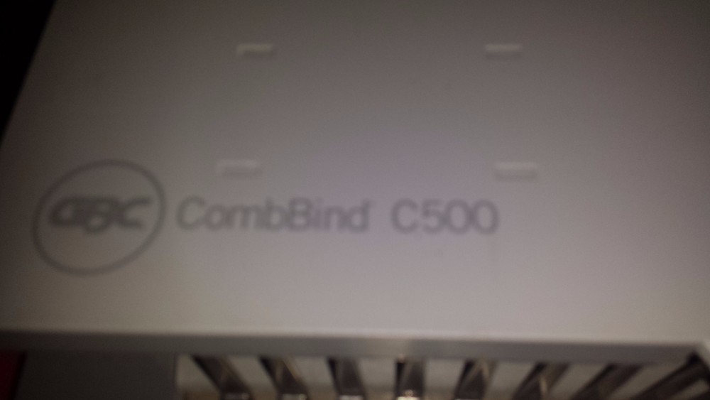 GBC CombBind C500 Comb Spreader/ Comb Binding Machine/ Binder