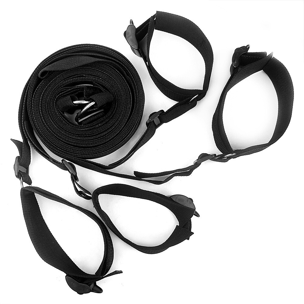 Bed Restraint Bondage Handcuffs Ankle Cuff Couples Bedroom Fun Game
