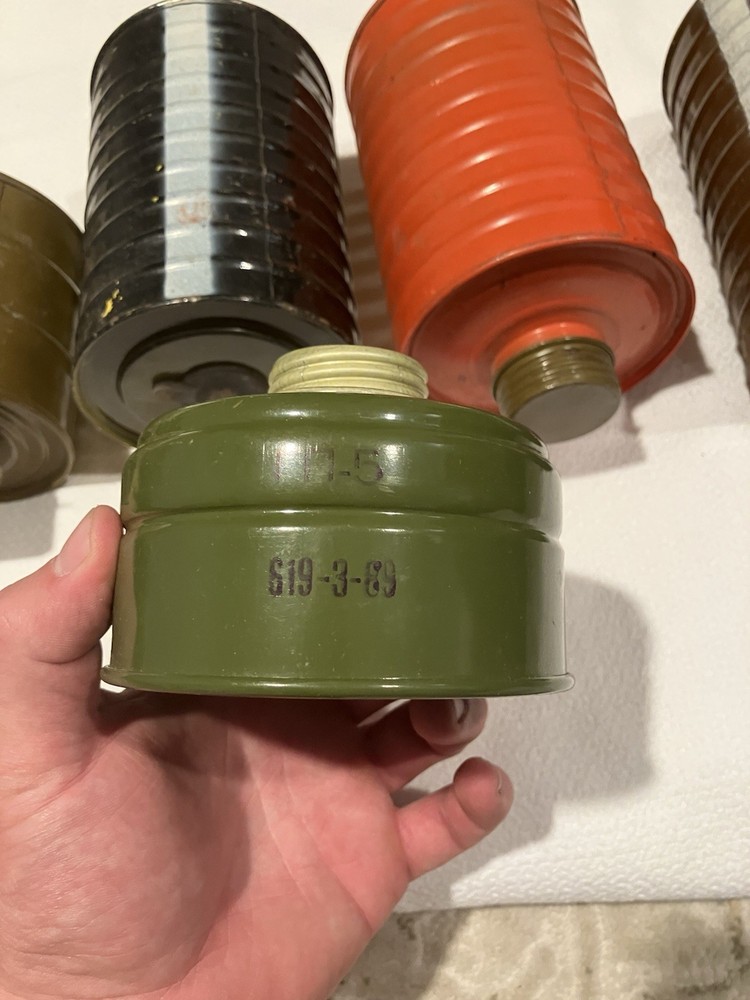 Soviet gas mask filters