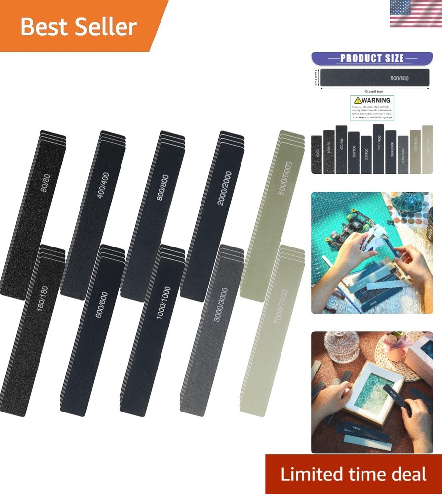 40 Pcs Professional Polishing Sticks -  Sanding Tools for All Surfaces