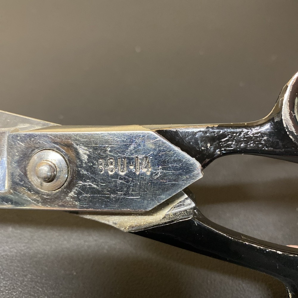 Vintage Compton U Set 88U 14" Chrome Plated Shears Scissors