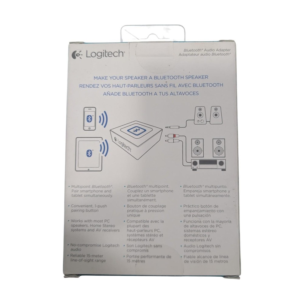 Brand New Logitech Bluetooth Wireless Audio Adapter Receiver