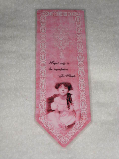 PRIMITIVE VICTORIAN STYLE LAMINATED BOOKMARK
