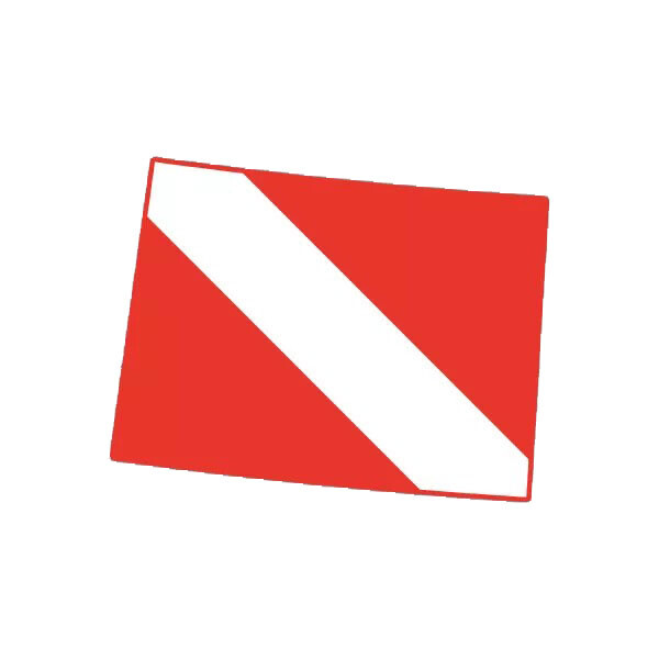 Colorado State Shaped Diver Down Flag Sticker