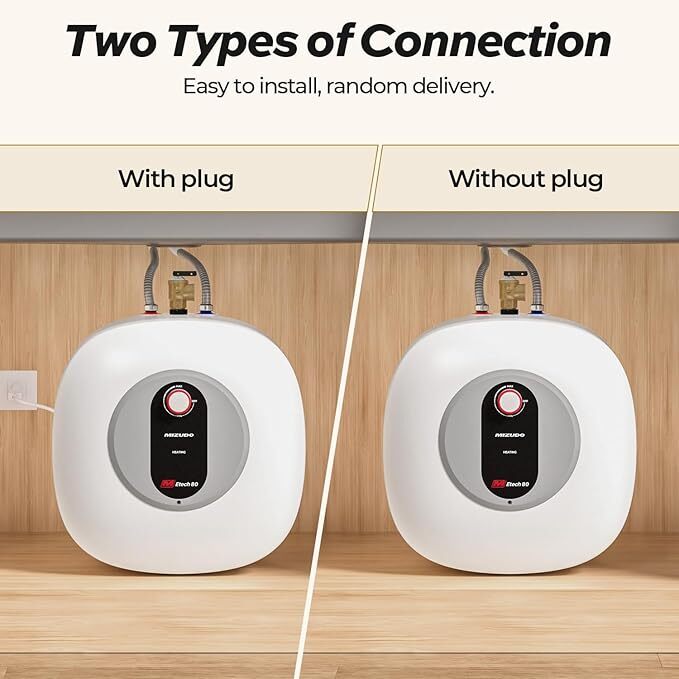 4.0 Gallon Mini-Tank Water Heater Electric for RV Camper Kitchen Sink 120V 1440W