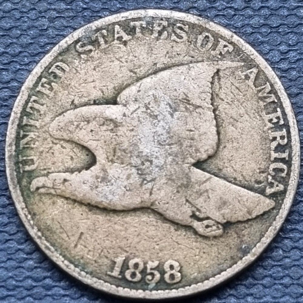 1858 Flying Eagle Cent 1c Better Grade #76942