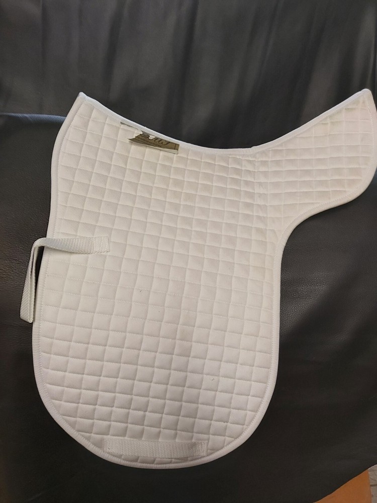 dressage saddle pad . shaped