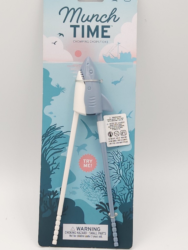 NEW Fred Shark Munch Time Chomping Chopsticks
