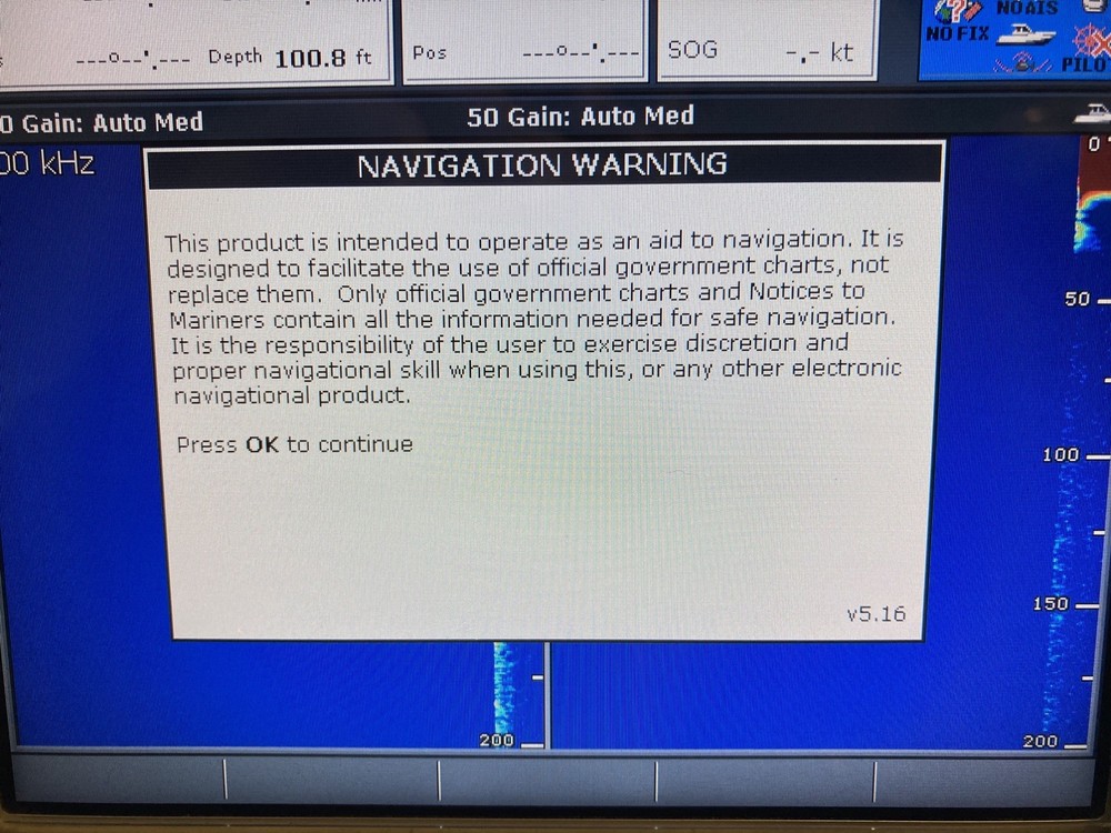 Raymarine C70 multifunction display