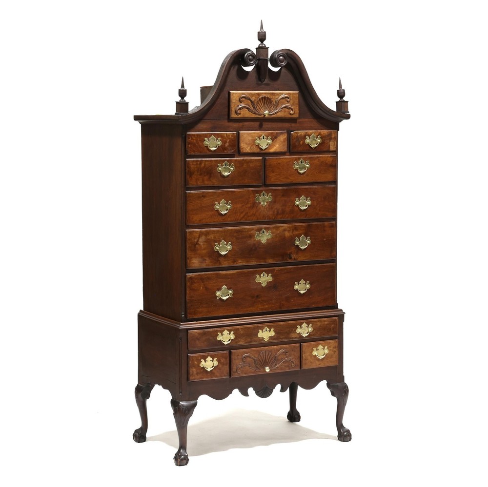 Pennsylvania Antique Chippendale Style Highboy