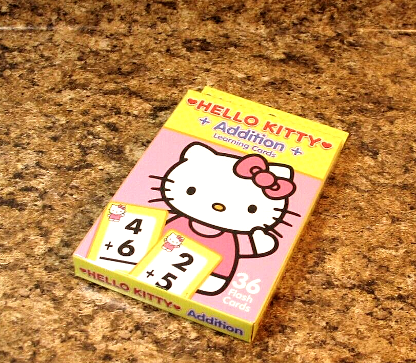 Hello Kitty Math Addition Flash Learning Cards NEW