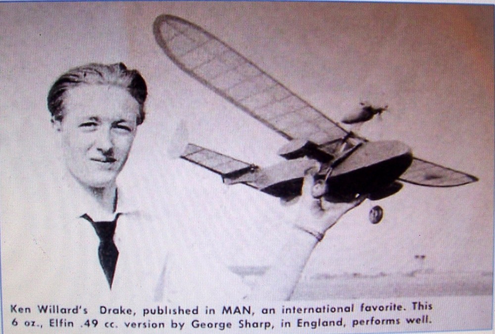 HYDROHONEY PLAN + Willard's CONSTRUCTION ARTICLE for 28" 2-ch RC Model Airplane