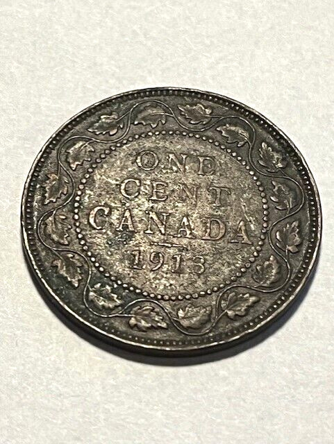 1913 Canada Large Cent/Dark/VF #16430-2