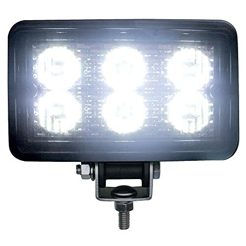 United Pacific 39901 6 High Power 1 Watt LED Rectangular Working Light (Retail)