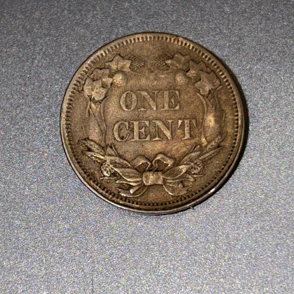 1858 Small Letters Flying Eagle Cent Penny XF+ E120 AWPY