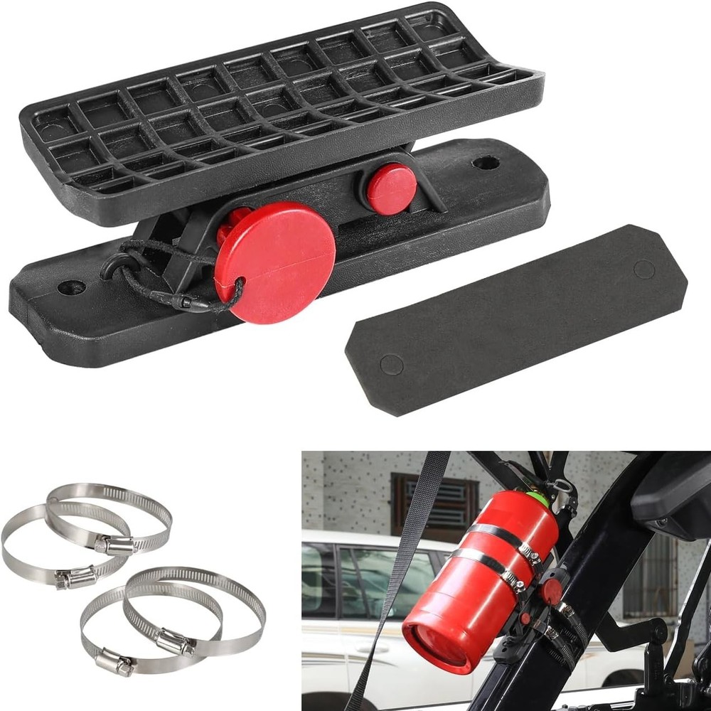 Quick Release Roll Bar Fire Extinguisher Mount Holder Extinguisher Mounting B...