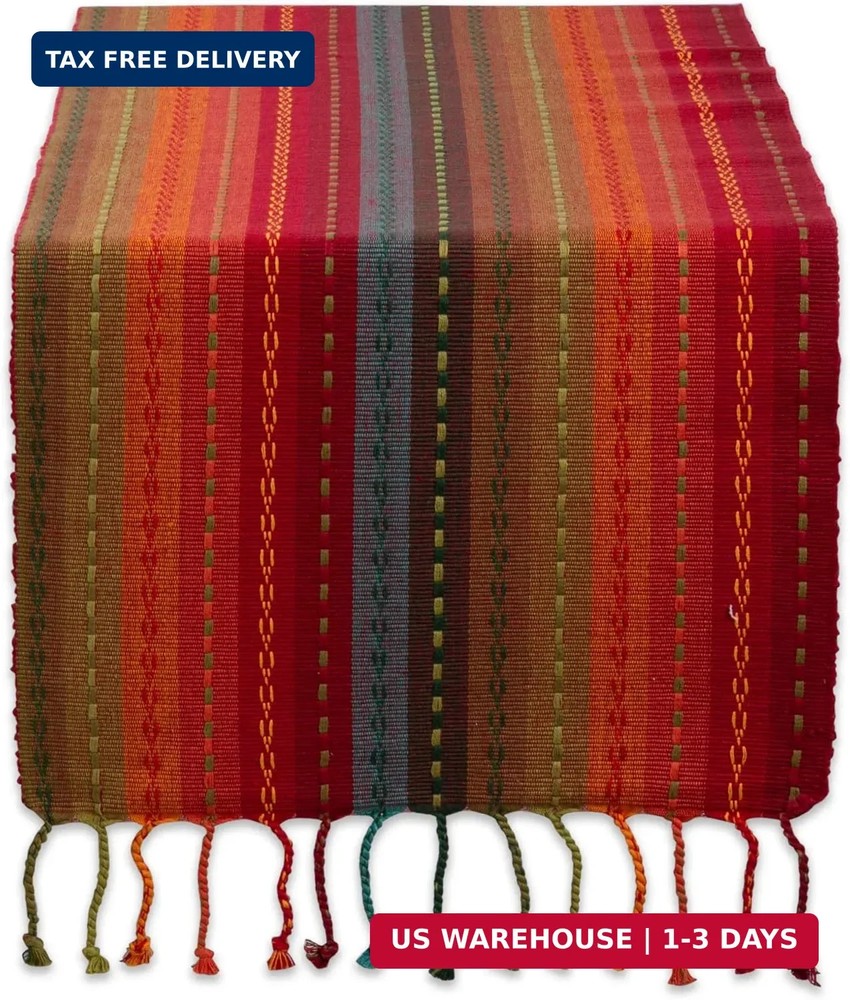 DII Southwest Collection Tabletop, Table Runner, Spice, "table runner, 14x72"""