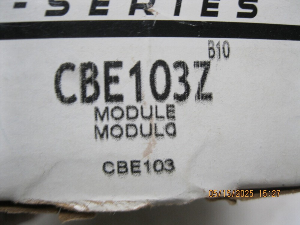 Ignition Control Module-VIN: 3 BWD CBE103Z (box rough)