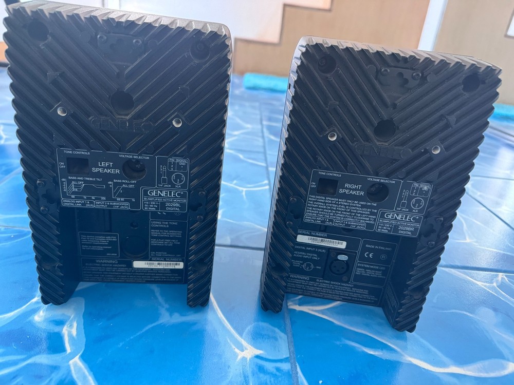 Genelec 2029B studio monitors - Matched Pair!