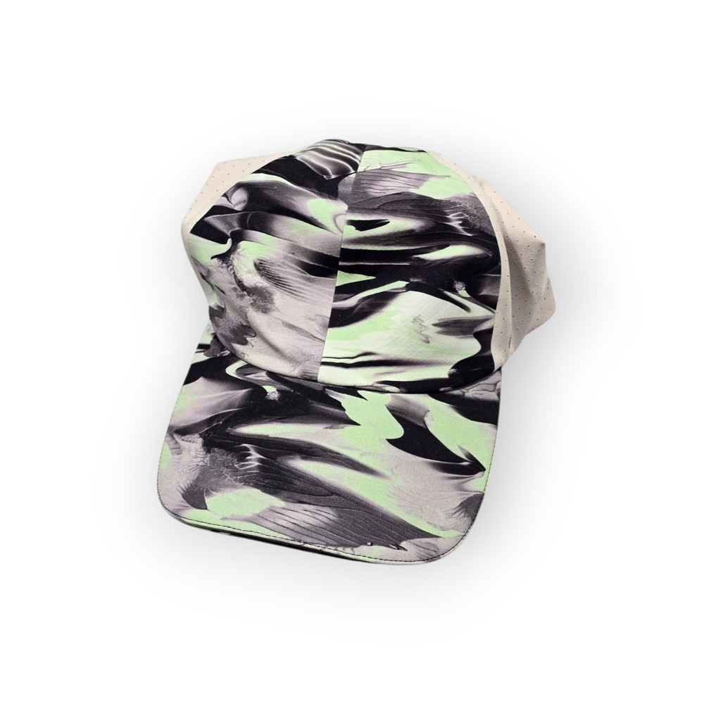 Lululemon Fast Free Running Hat Paint Glide Multi Adjustable Strap One Size