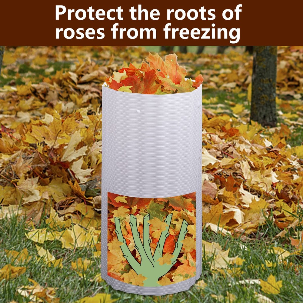 4pcs Expandable Tree Guards,Flexible Bark Protector,Tree Trunk white