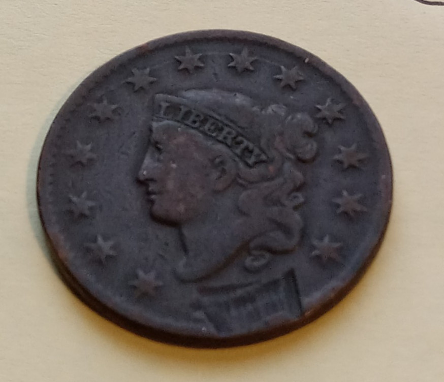 Large 1 Cent - No Date (#2)