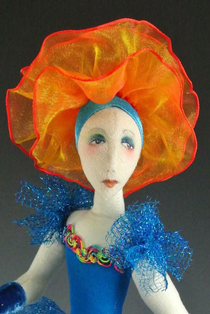 Cloth Art Doll Pattern Class Tutorial "Equestrienne II" by Cindee Moyer