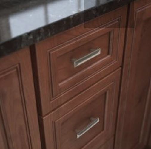 3" Beverly Pull Bronze with Gold Highlights