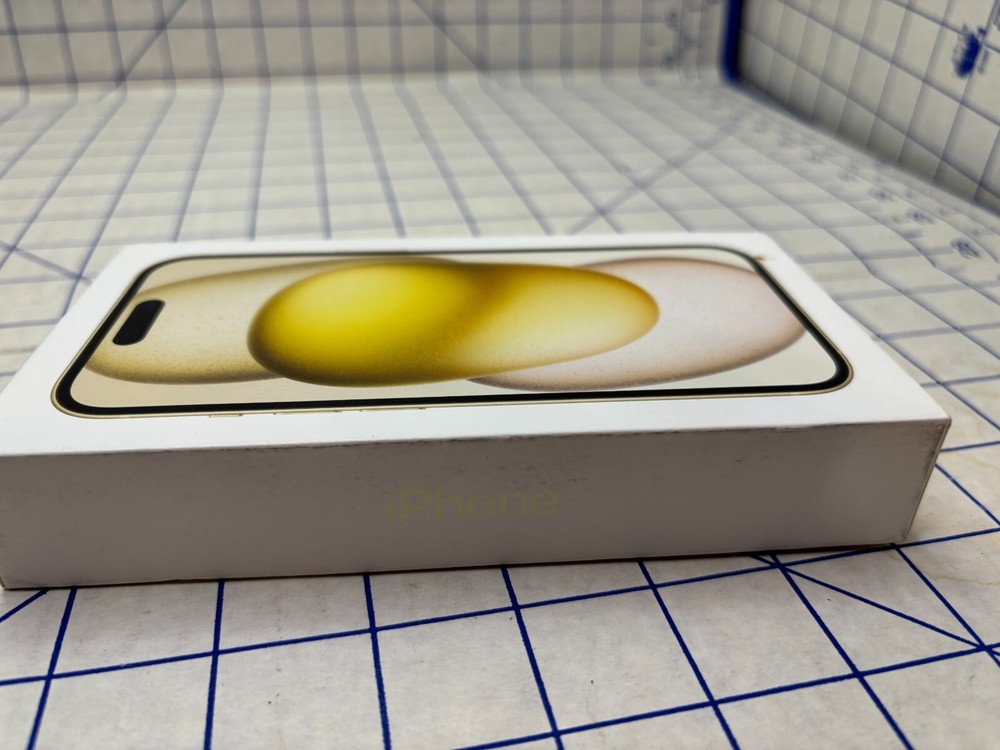 iPhone 15 Yellow 128gb Empty Box Only