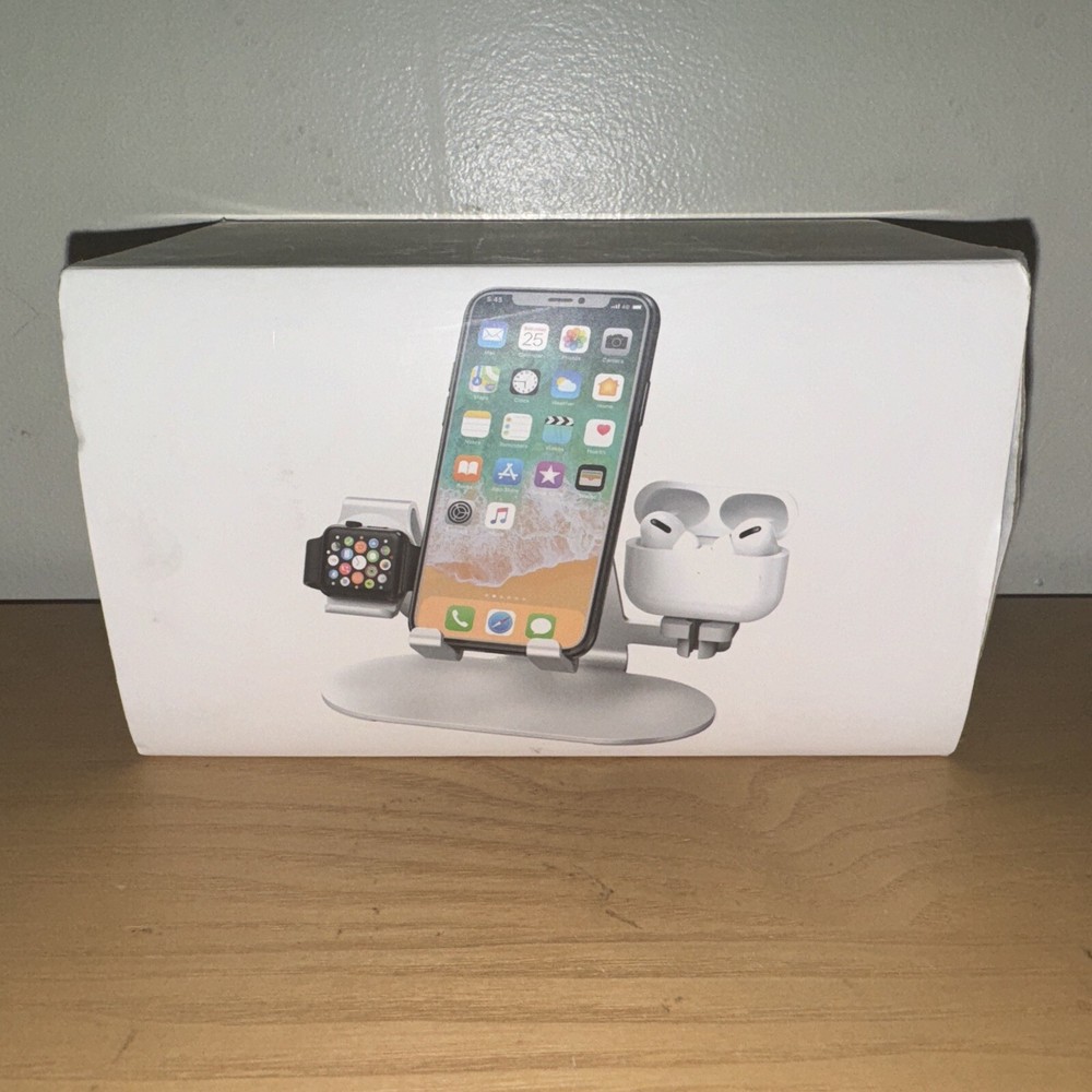 Multi-function Apple Charging Stand for Apple Watch/ iPhone/ iPad