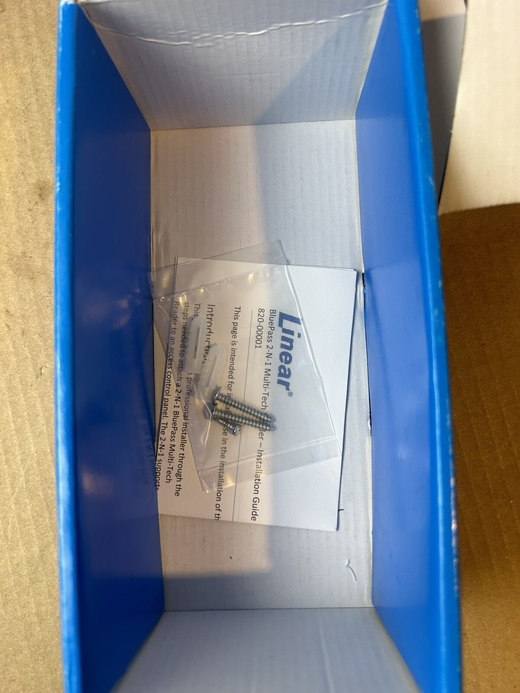 BluePass by Linear 2-N-1 Multi-Tech Reader 2N1-BTPRX 125 KHz All In One Reader