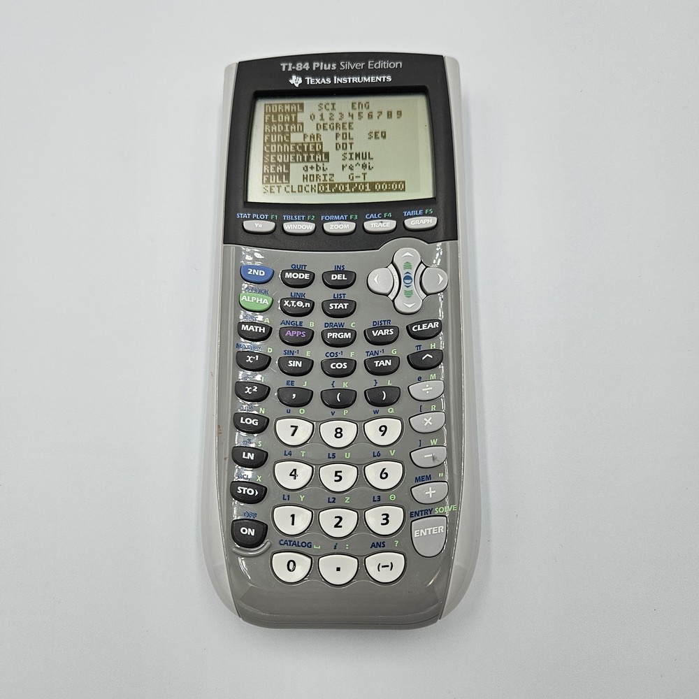 Texas Instruments TI-84 Plus Graphing Calculator Silver Edition