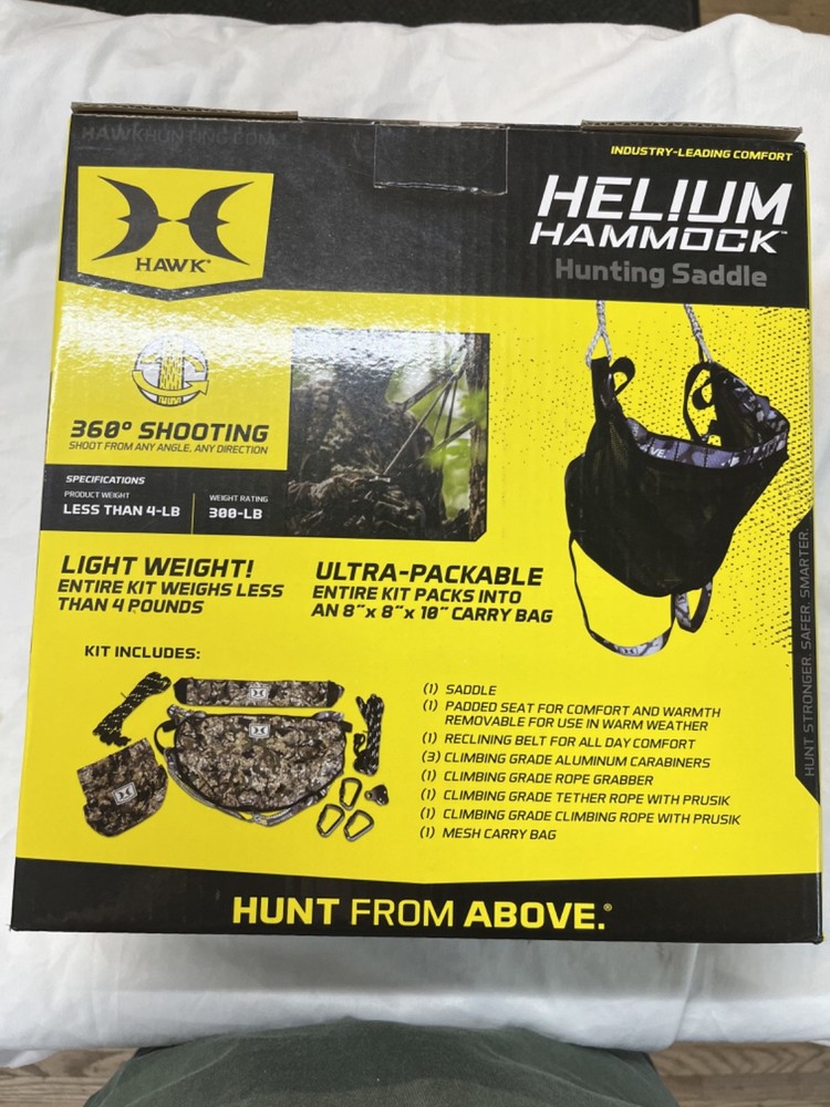 helium hammock hunting saddle