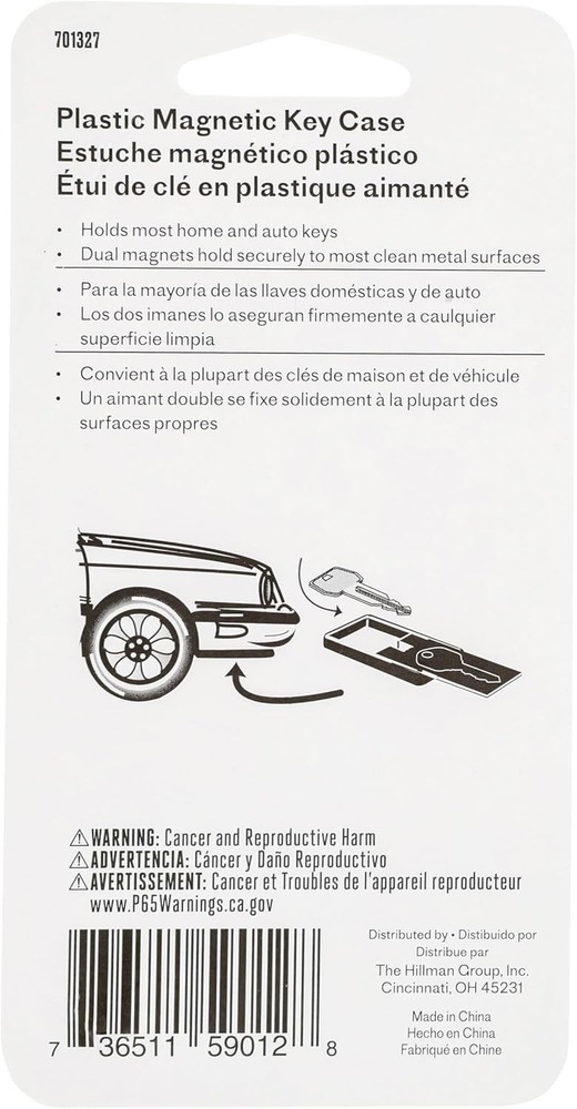 Large Plastic Magnetic Key Case