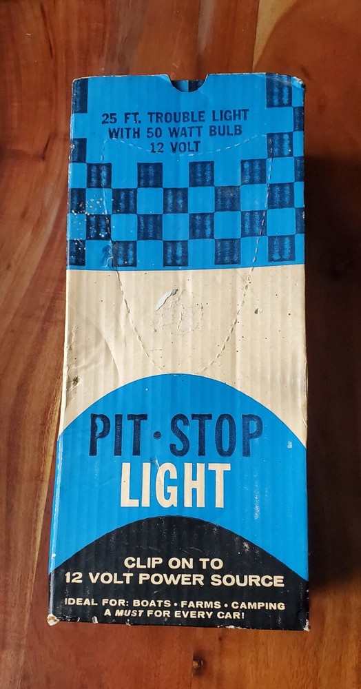 PIT STOP Drop Light / Hang light 25ft cord / works with 12v source