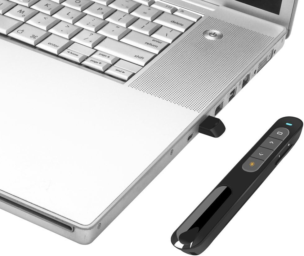 Wireless Presenter, Hyperlink Volume Control Presentation Clicker RF 2.4GHz USB